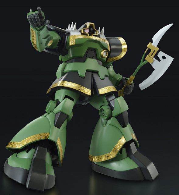 ドズル中将の「リック・ドム」がMGに登場!大型ヒート・ホークも新規造形で付属