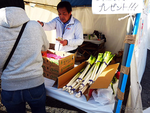 JA全農グループの野菜即売コーナー(2014 東武ファンフェスタ)