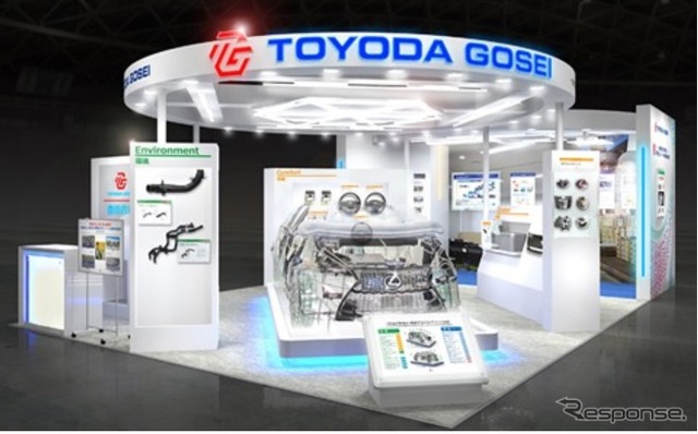 人とくるまのテクノロジー展2014名古屋に出展する豊田合成のブースイメージ