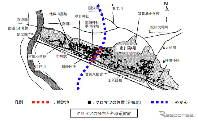 掘割スリット構造の外環道工事