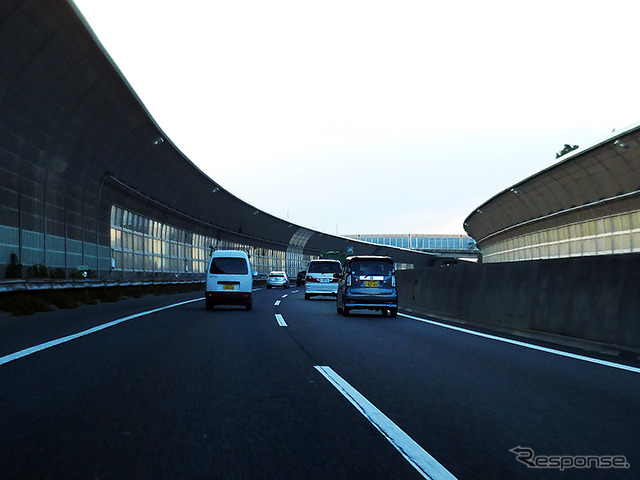京葉道（写真）は外環道と京葉JCTで交差する予定