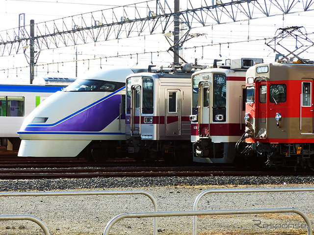 埼玉県久喜市の南栗橋車両管区で開催された「2014東武ファンフェスタ」