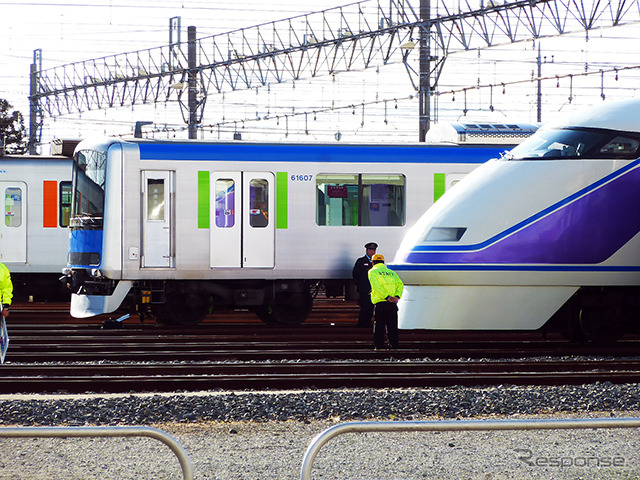 埼玉県久喜市の南栗橋車両管区で開催された「2014東武ファンフェスタ」