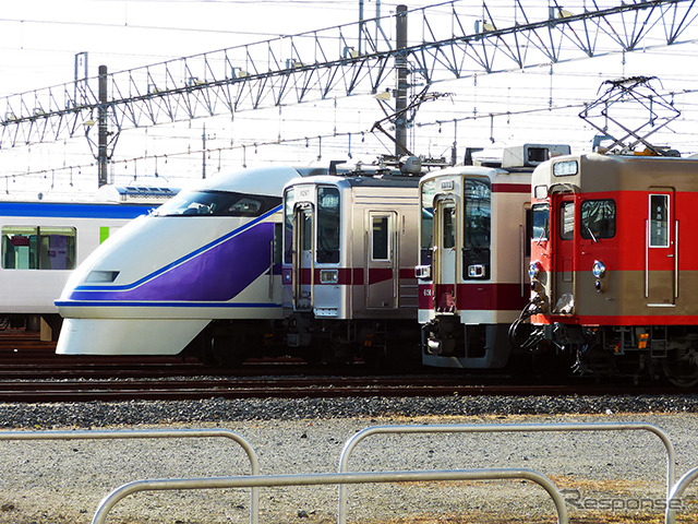 埼玉県久喜市の南栗橋車両管区で開催された「2014東武ファンフェスタ」