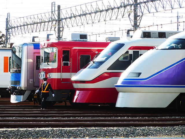 埼玉県久喜市の南栗橋車両管区で開催された「2014東武ファンフェスタ」