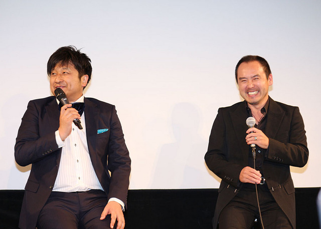 大谷ノブ彦(ダイノジ)&シーズン2に出演するハリウッド俳優・尾崎英二郎/「エージェント・オブ・シールド」特別上映イベント