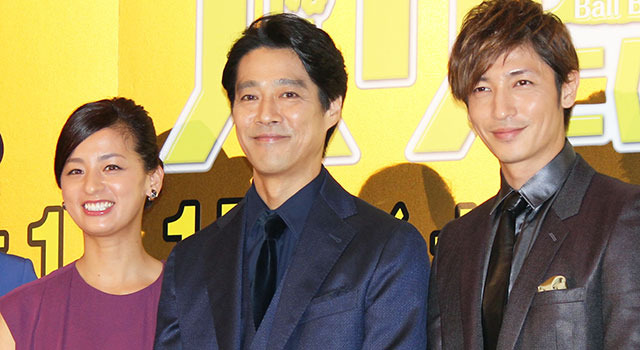 堤真一&尾野真千子&玉木宏/『神様はバリにいる』完成披露試写会