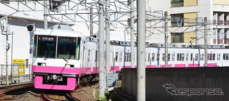 C-ATSが導入された前原～京成津田沼間を行く列車。2018年度をめどに新京成線の全区間にC-ATSが導入される。
