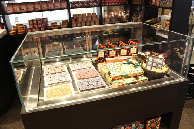 チョコレートショップの展示・販売商品