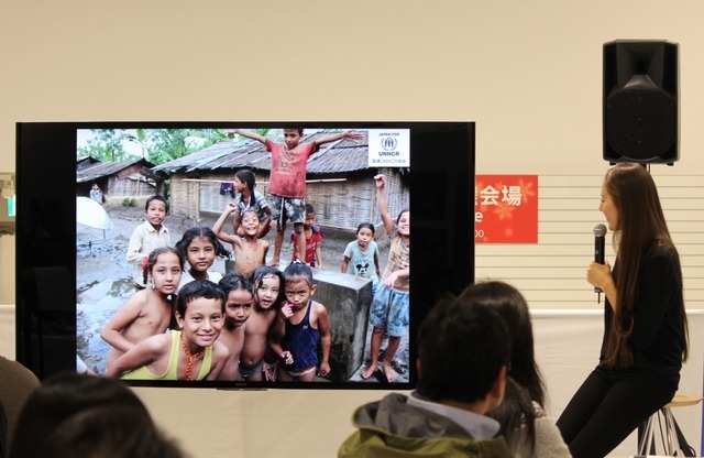 道端ジェシカが、難民キャンプで生活する子どもたちの写真を披露