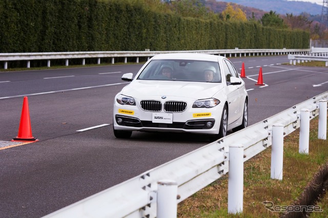 ダンロップタイヤ 岡山テストコース試走会