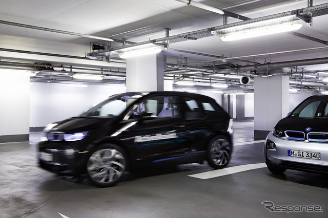 BMW i3ベースの自動運転プロトタイプ車
