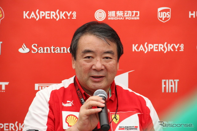 2014年いっぱいでフェラーリを離脱する浜島裕英氏