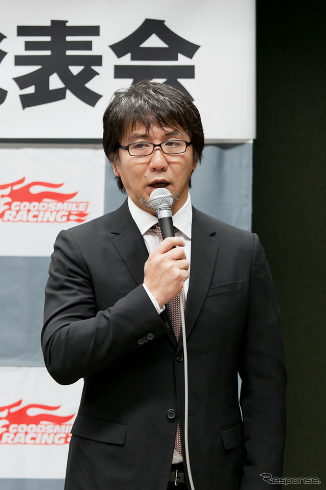 エントラント代表:安藝貴範(株式会社グッドスマイルレーシング代表取締役)