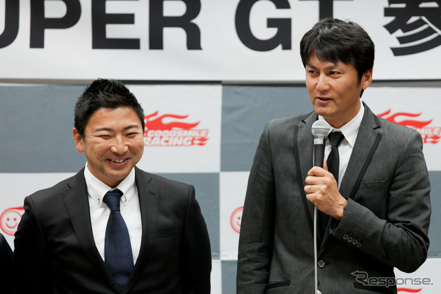 ドライバー:谷口信輝選手(右)/片岡龍也選手(左)