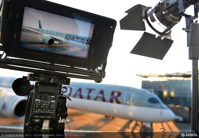 エアバス、A350XWB初号機をローンチカスタマーであるカタール航空に引渡し