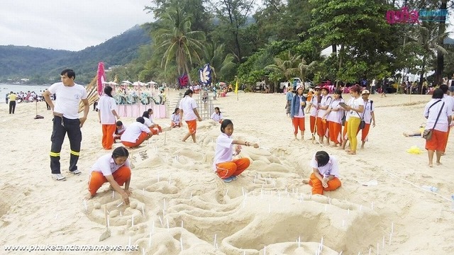 プーケット島での追悼式典