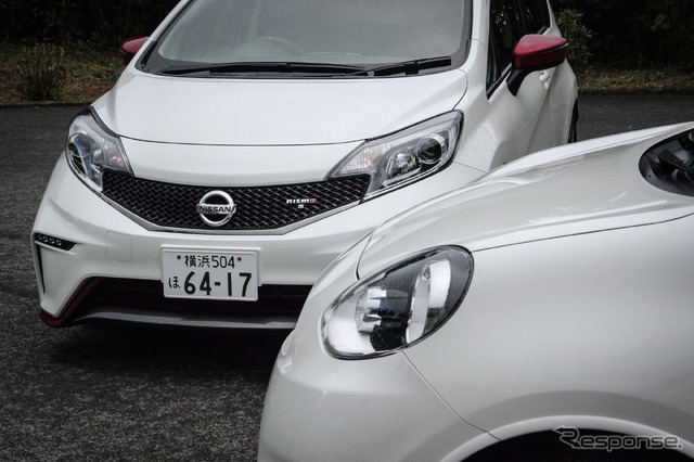 日産 ノート NISMO とマーチNISMO
