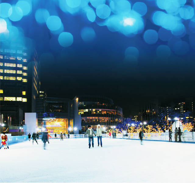 東京ミッドタウンに、ナイトスケートも楽しめる屋外アイススケートリンク「Ice Rink in Tokyo Midtown」が登場！