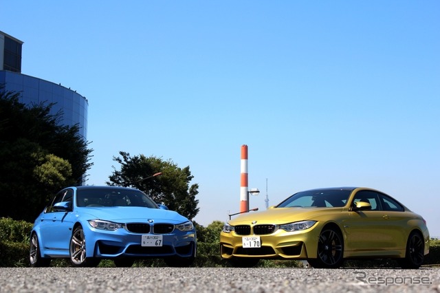BMW M3(左)、M4(右)