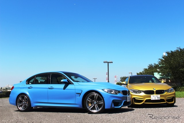 BMW M3(左)、BMW M4(右)