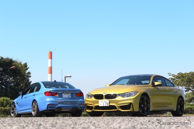 BMW M3(左)、BMW M4(右)