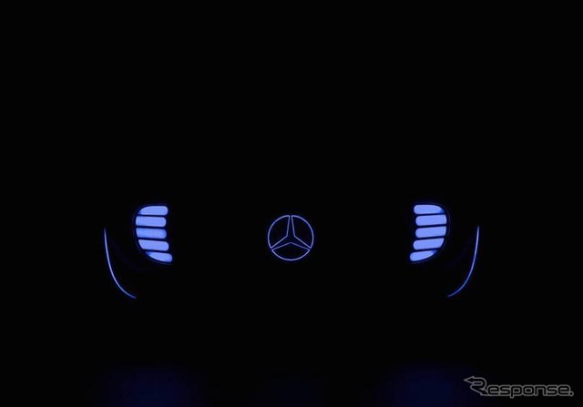 メルセデスベンツのコンセプトカーの予告イメージ
