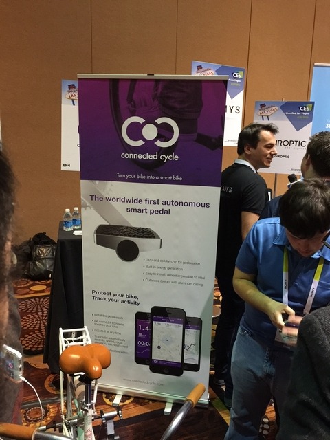 【CES15】スマートペダル、フランスのベンチャー企業が出展