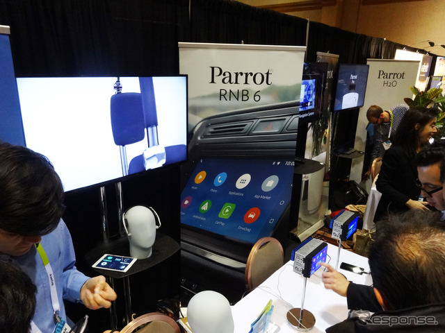 【CES15】Parrot、CarPlayとAndroid autoに両対応したAndroid車載器「RNB6」を公開