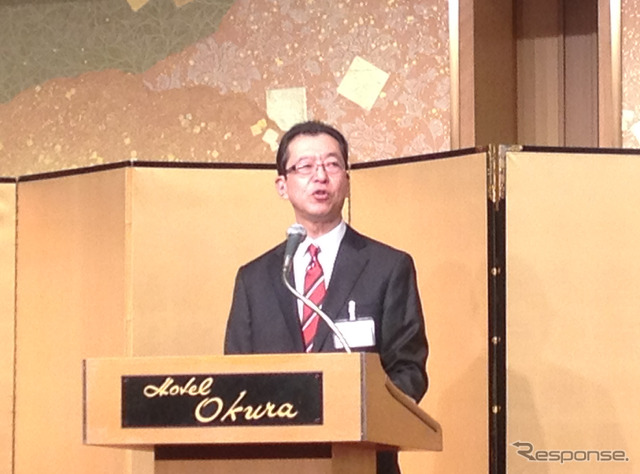 自工会の池史彦会長（自動車工業団体新春賀詞交換会）