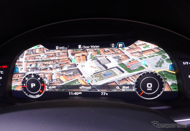 公開されたアウディ Q7 新型の内装(CES)