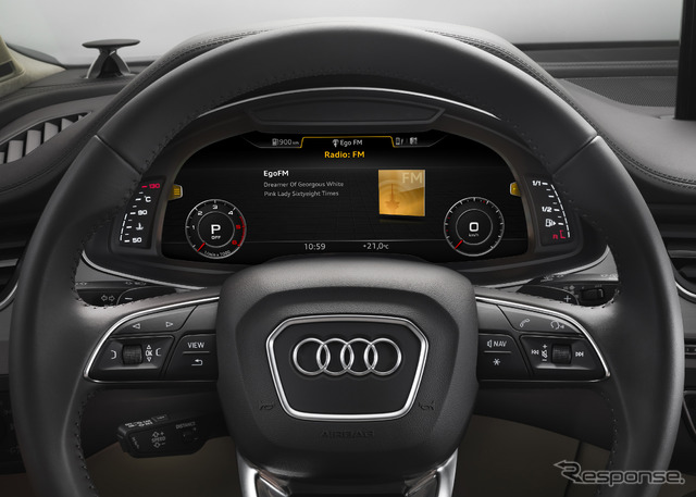 公開されたアウディ Q7 新型の内装