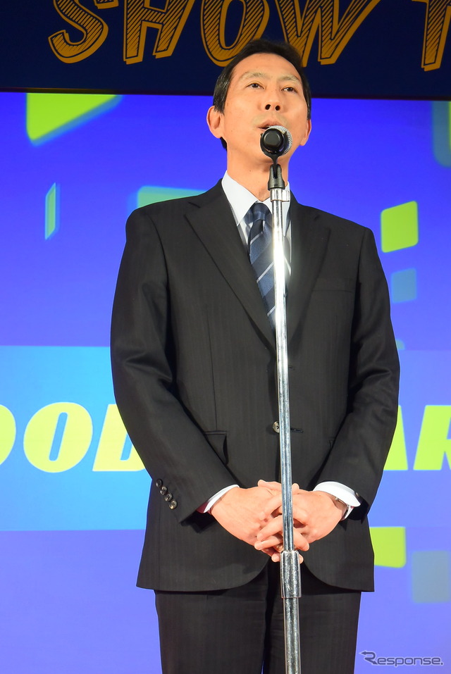 日本グッドイヤー 大田広二 代表取締役社長(東京オートサロン2015)