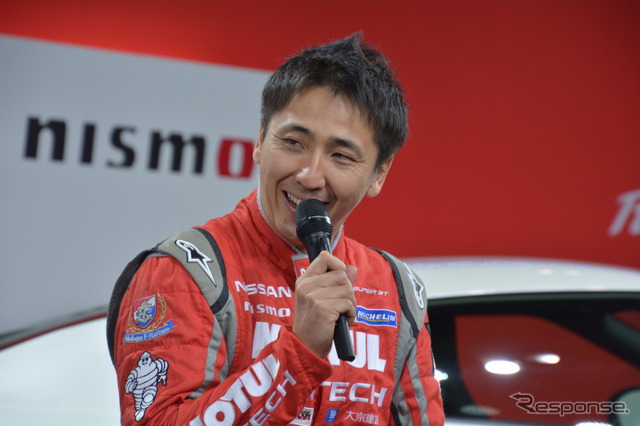 MOTUL AUTECHチーム 松田次生選手（東京オートサロン2015）