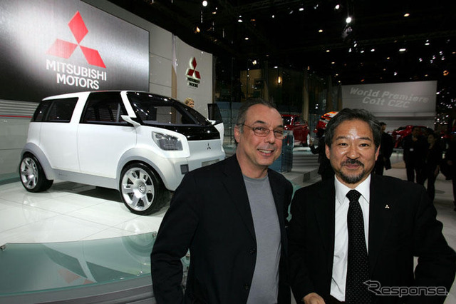 【ジュネーブモーターショー06】スイスで発表、三菱のコンセプトEV