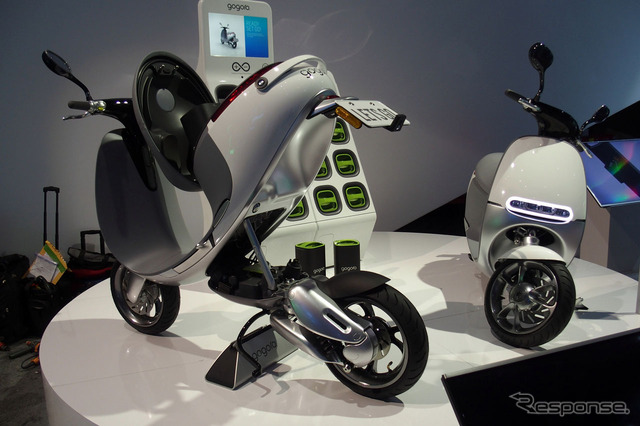 『Gogoro』社が放つ電動スクーター『Smartscooter』。ここにもパナソニックの電池が搭載される