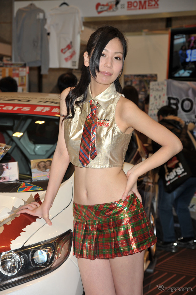 BOMEXブース コンパニオン(東京オートサロン2015)