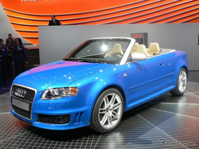 【ジュネーブモーターショー06】アウディ RS4、カブリオレも設定