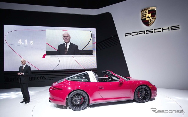 ポルシェ 911タルガ4 GTS(デトロイトモーターショー15)