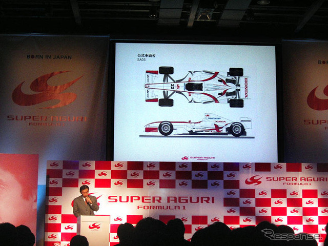 【スーパーアグリF1】体制発表…ネタ切れ?　心情ポロリ