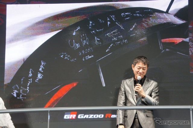 市販車最速の座をポルシェに奪われ悔しがる田村氏