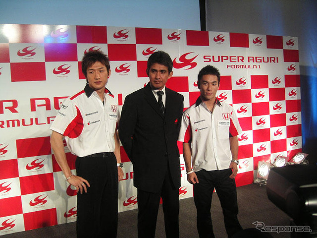 【スーパーアグリF1】体制発表…佐藤琢磨「まず感謝」