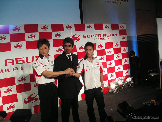 【スーパーアグリF1】体制発表…井出有治「あこがれて」