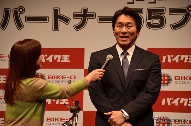 バイク王の新CMに松井秀喜氏…バイクライフパートナー55プロジェクト発足