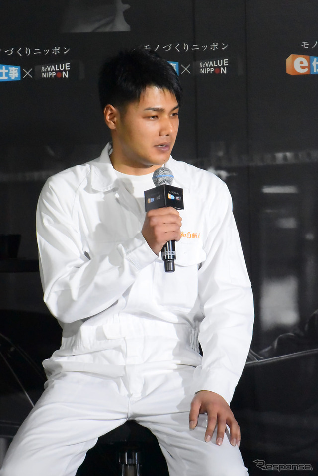 2011年ベストペインター日本代表となった菅原健二さん(新和自動車 塗装チーム)