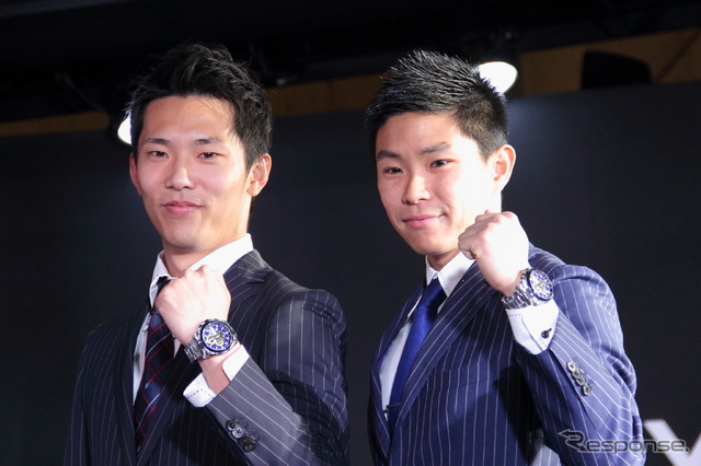 山内英輝(左)、井口卓人(右)