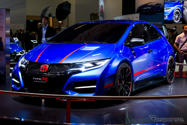 2リットルVTECターボを搭載するホンダ・シビック タイプR コンセプト（資料画像）