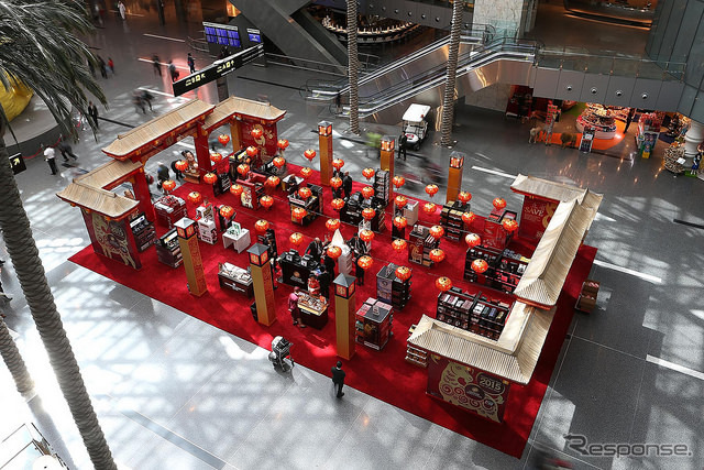 新ドーハ国際空港免税店、中国春節がテーマのパビリオンを設置（2）