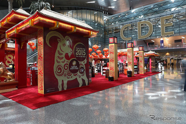 新ドーハ国際空港免税店、中国春節がテーマのパビリオンを設置（3）
