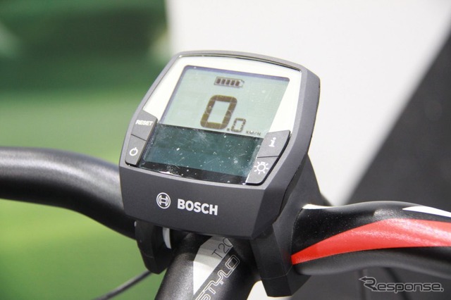 ボッシュの電動自転車（オートモーティブワールド15）